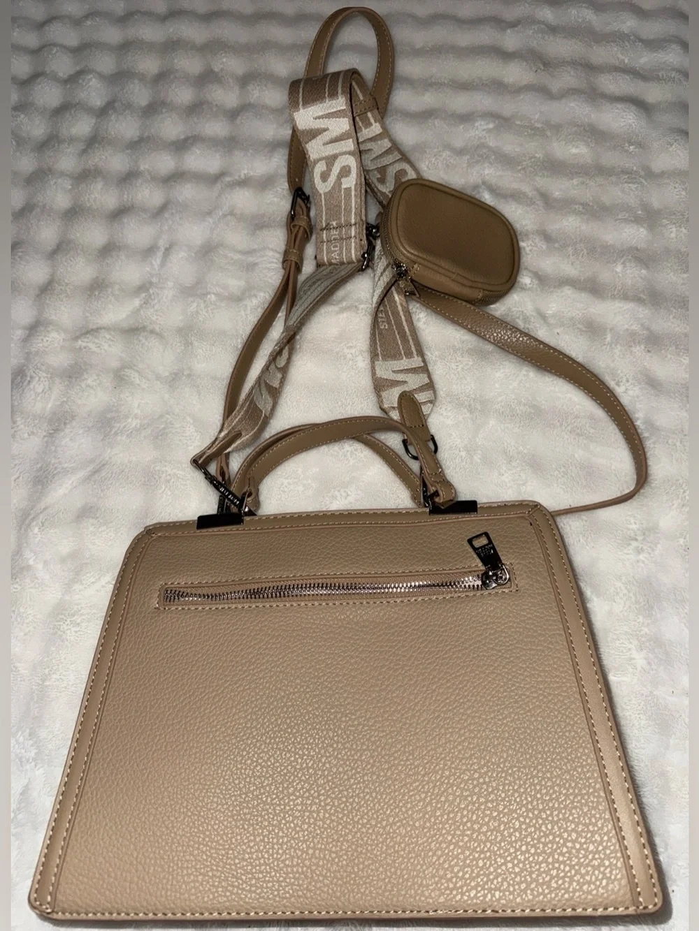 Steve Madden timeless taupe tote crossbody